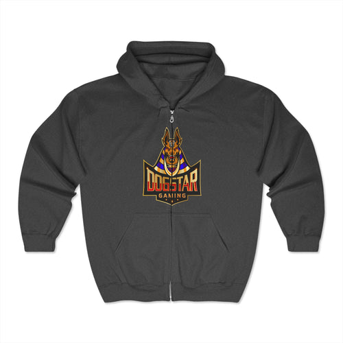 DogStar Gaming Brown Anubis Unisex Heavy Blend™ Full Zip Hooded Sweatshirt