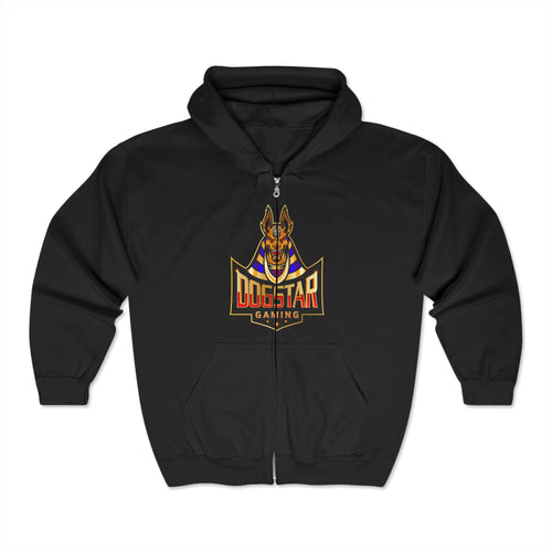 DogStar Gaming Brown Anubis Unisex Heavy Blend™ Full Zip Hooded Sweatshirt