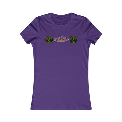 Feminine Fit Tee with KneeBaby  Creations Logo