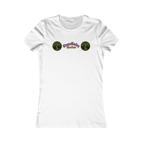 Feminine Fit Tee with KneeBaby  Creations Logo