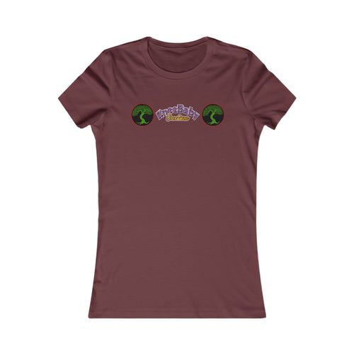 Feminine Fit Tee with KneeBaby  Creations Logo