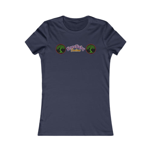 Feminine Fit Tee with KneeBaby  Creations Logo