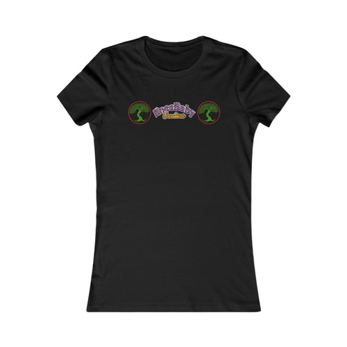 Feminine Fit Tee with KneeBaby  Creations Logo