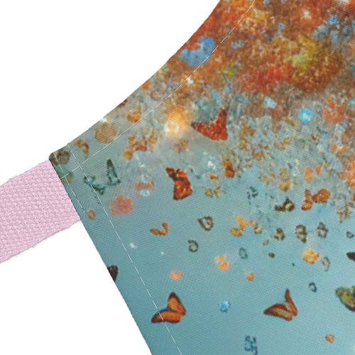 Artistic Butterfly Apron - 5-Color Straps, Nature-Inspired Cooking Gift