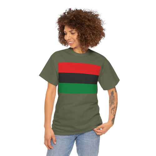 Pan African Flag Unisex Heavy Cotton Tee