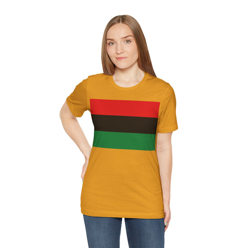 Pan African Flag Unisex Jersey Short Sleeve Tee