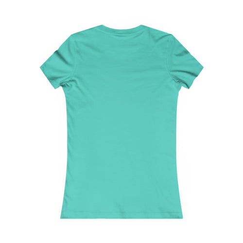 Feminine Fit Tee with African American Heritage Flag
