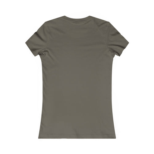 Feminine Fit Tee with African American Heritage Flag