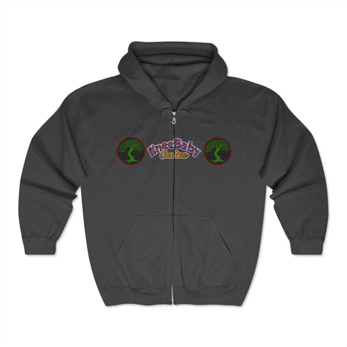 Comfy Zip-Up Sweatshirt with KneeBaby Creations Logo