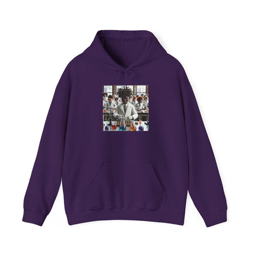 Unisex Heavy Blend Hooded Sweatshirt with Science Experiment Design