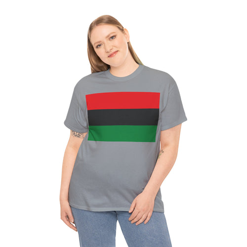 Pan African Flag Unisex Heavy Cotton Tee