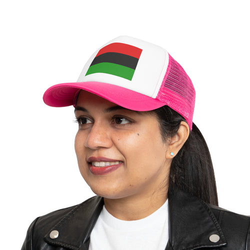 Mesh Cap with Pan African Flag