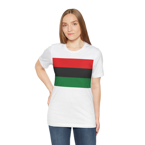 Pan African Flag Unisex Jersey Short Sleeve Tee
