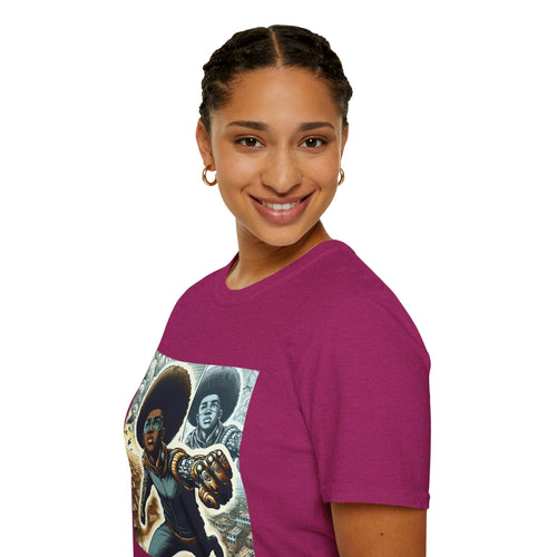 Young Black Superhero Unisex Soft Style T-Shirt