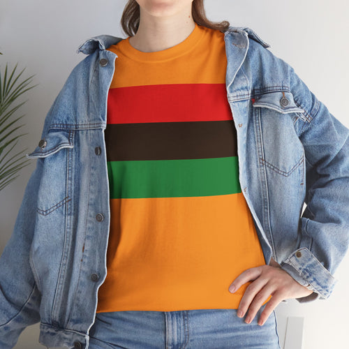 Pan African Flag Unisex Heavy Cotton Tee