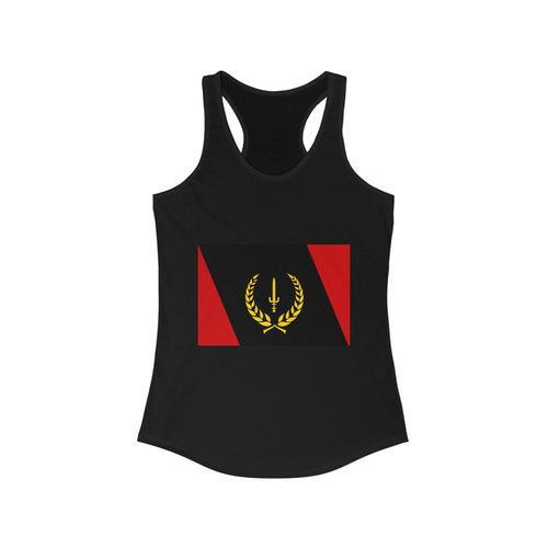 Slim Fit Tank-Top with African American Heritage Flag