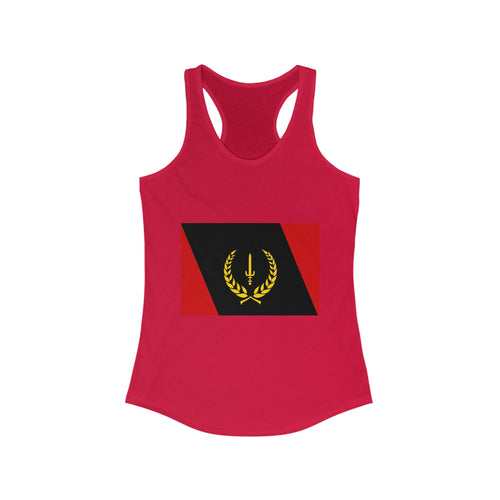 Slim Fit Tank-Top with African American Heritage Flag