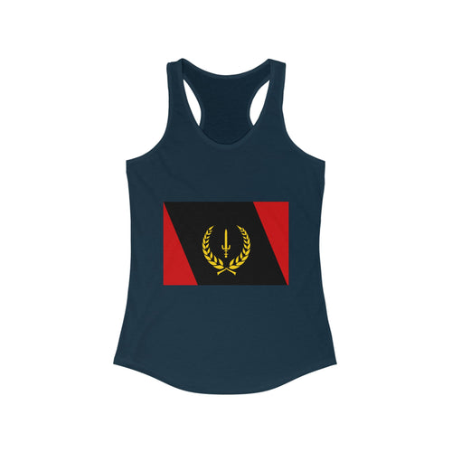 Slim Fit Tank-Top with African American Heritage Flag
