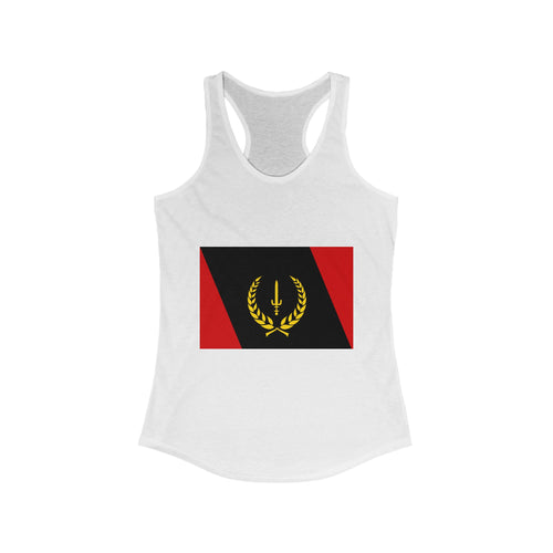 Slim Fit Tank-Top with African American Heritage Flag