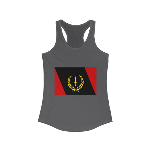 Slim Fit Tank-Top with African American Heritage Flag