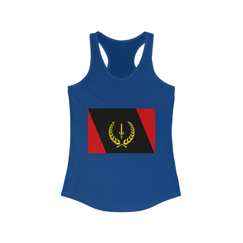 Slim Fit Tank-Top with African American Heritage Flag