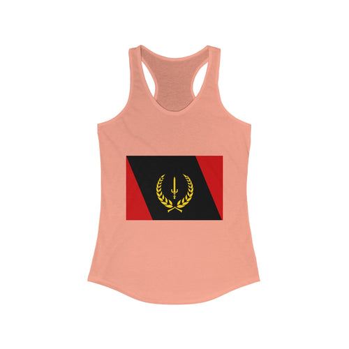Slim Fit Tank-Top with African American Heritage Flag