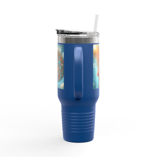 Inspirational Butterfly Insulated Travel Mug - 40oz | Eco-Friendly Drinkware