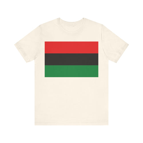 Pan African Flag Unisex Jersey Short Sleeve Tee