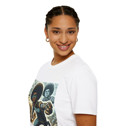Young Black Superhero Unisex Soft Style T-Shirt