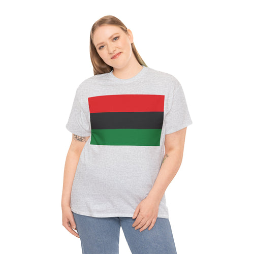 Pan African Flag Unisex Heavy Cotton Tee