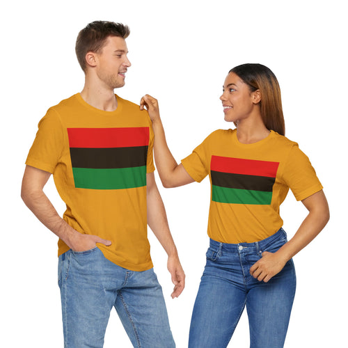 Pan African Flag Unisex Jersey Short Sleeve Tee