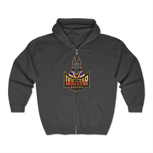 DogStar Gaming Grey Anubis Unisex Heavy Blend™  Full Zip Hooded Sweatshirt