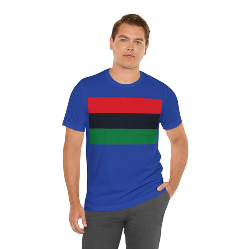 Pan African Flag Unisex Jersey Short Sleeve Tee