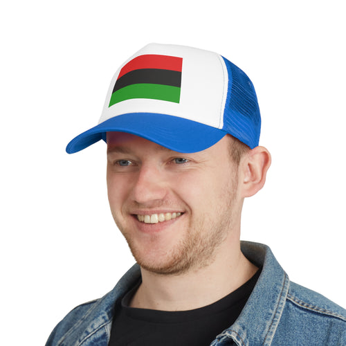 Mesh Cap with Pan African Flag