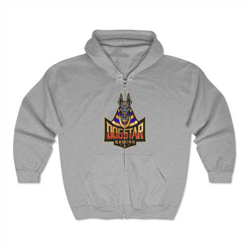 DogStar Gaming Grey Anubis Unisex Heavy Blend™  Full Zip Hooded Sweatshirt