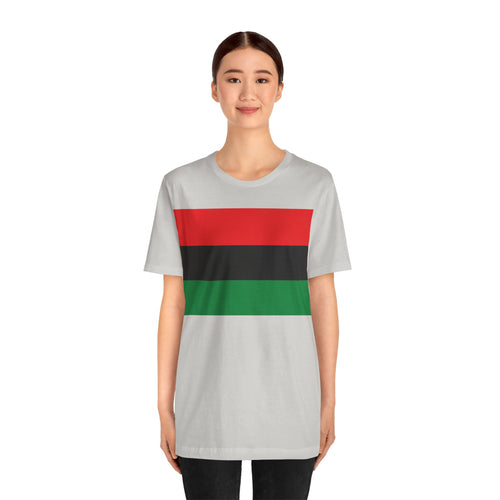 Pan African Flag Unisex Jersey Short Sleeve Tee