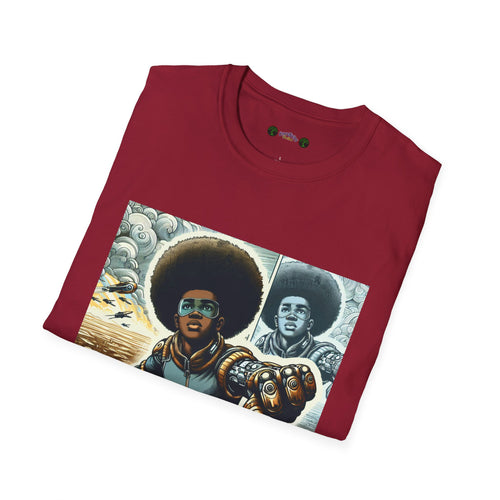 Young Black Superhero Unisex Soft Style T-Shirt
