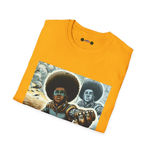 Young Black Superhero Unisex Soft Style T-Shirt