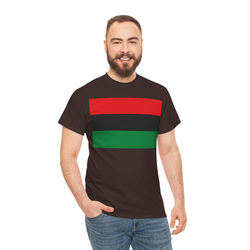 Pan African Flag Unisex Heavy Cotton Tee
