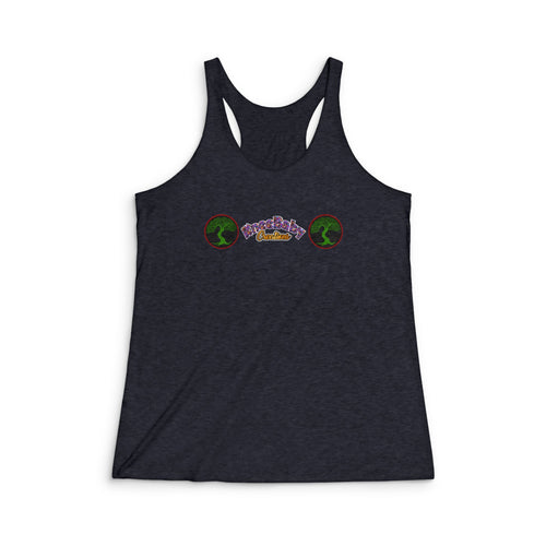 Fitted Tank-Top with KneeBaby Creations Logo