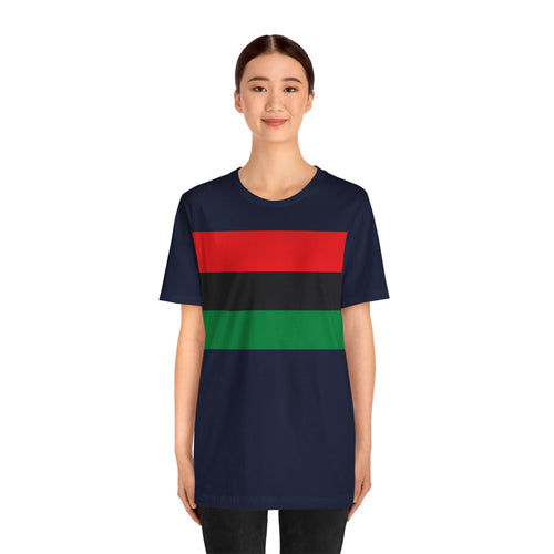 Pan African Flag Unisex Jersey Short Sleeve Tee