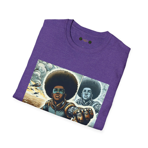 Young Black Superhero Unisex Soft Style T-Shirt