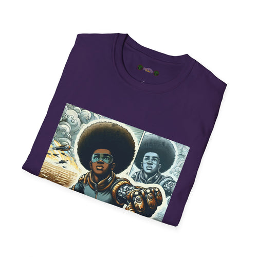 Young Black Superhero Unisex Soft Style T-Shirt
