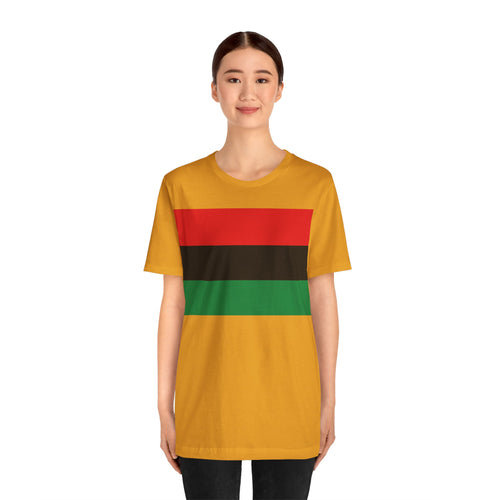 Pan African Flag Unisex Jersey Short Sleeve Tee