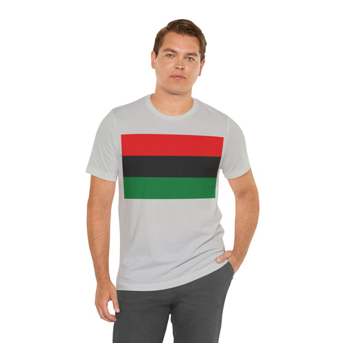 Pan African Flag Unisex Jersey Short Sleeve Tee
