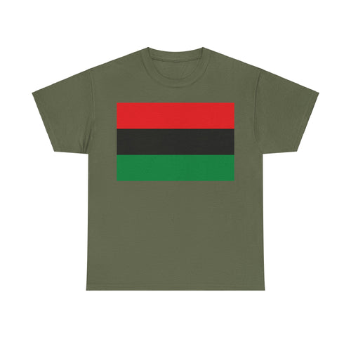 Pan African Flag Unisex Heavy Cotton Tee