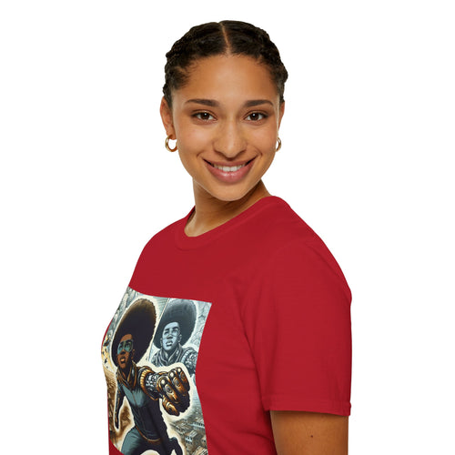 Young Black Superhero Unisex Soft Style T-Shirt