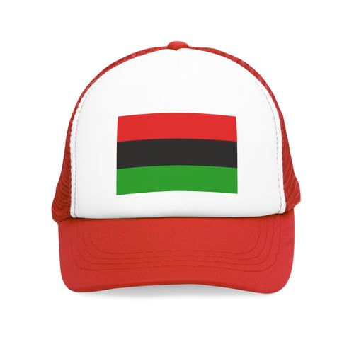Mesh Cap with Pan African Flag