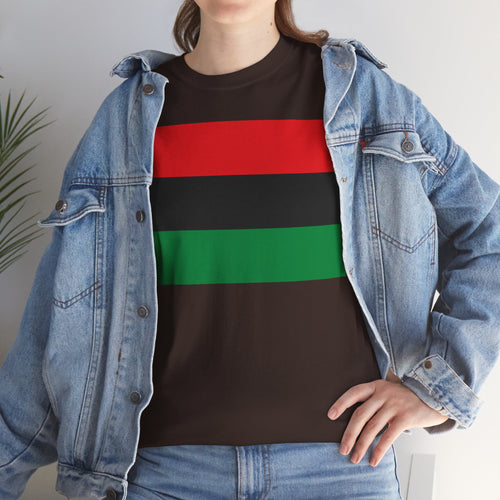 Pan African Flag Unisex Heavy Cotton Tee