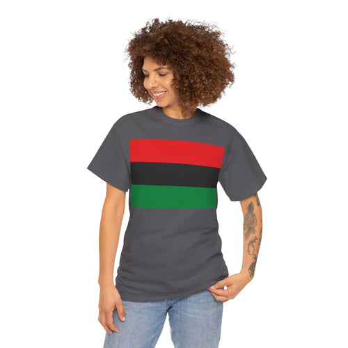 Pan African Flag Unisex Heavy Cotton Tee